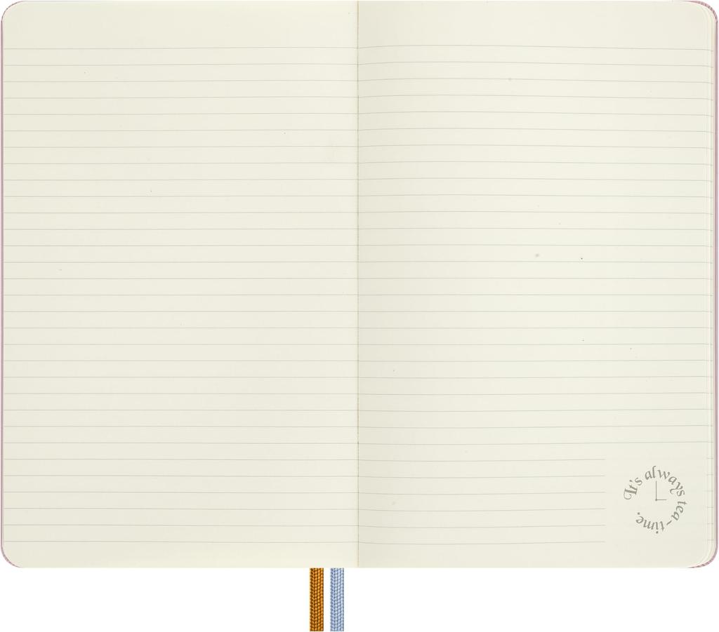 Moleskine x Alice in Wonderland Notebook, Large Size (13cm x 21cm), Lined, Pink, LEAL02QP060