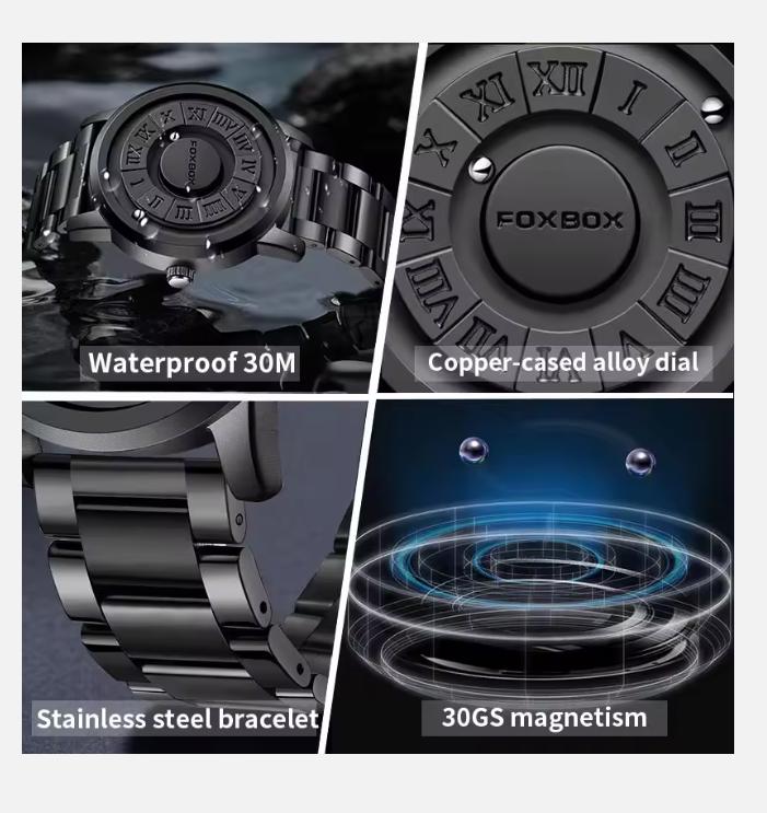 Xiaomi Mijia Vojenské Vodotěsné Hodinky Pro Muže LIGE Luxusní Posuvná Ručička Magnetické Hodinky Pánské Módní Sportovní Křemenný Chronograf