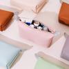 PU Waterproof Large Capacity Travel Makeup Bag - Simple, Fashionable, Portable Toiletry Organizer in Solid Colors