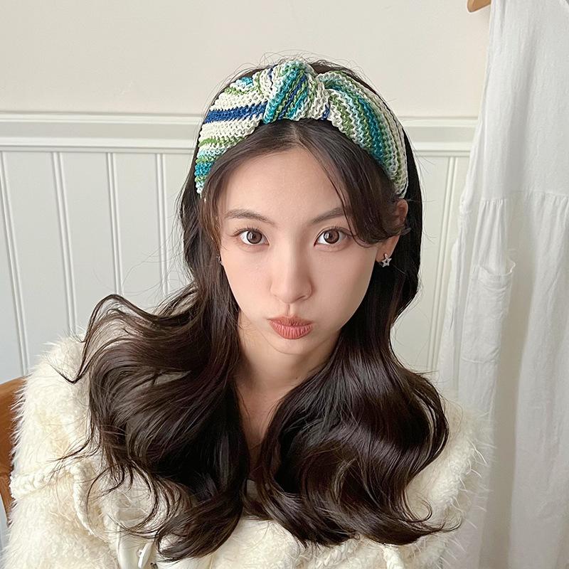 Stilvolle, Einzigartige und Schlichte Damen-Stirnbänder, Haarschmuck, Vielseitige Breitkrempige Stirnbänder im Europäischen und Amerikanischen Stil