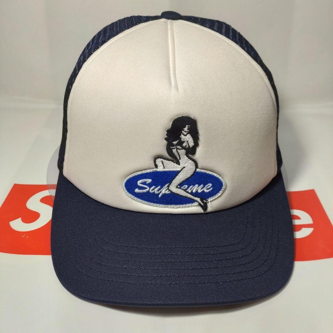 

[USED] Supreme Pin Up Mesh Back 5-Panel Navy