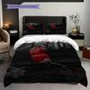 Dynamic Dunk Action Three-piece set(1 * duvet cover + 2 * pillowcase, without core)Duvet cover and pillowcase Christmas birthday gift