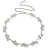 Fashion Floral Butterfly Metal Waist Chain For Women Spring