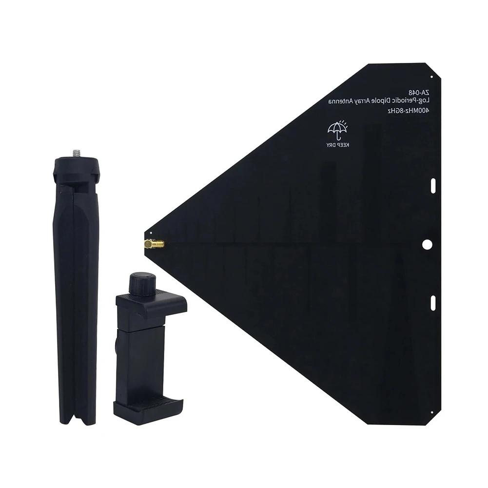 1PCS ZA-048 Logarithmic Period Antenna 400MHz-8GHz Dipole For HAM Radio 5G Signal Analysis For Spectrum Analyzer Receivers