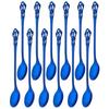 12Pcs Rainbow Color Coffee Tea Stir Spoon Long Handle Ice Cream Dessert Spoons Luxury Stainless Steel Tableware Kitchen Supplies