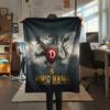 Custom Name SG Dynamo Dresden Flannel Blanket, High Quality Comfortable for All Seasons, Home Decor, Warmth and Comfort