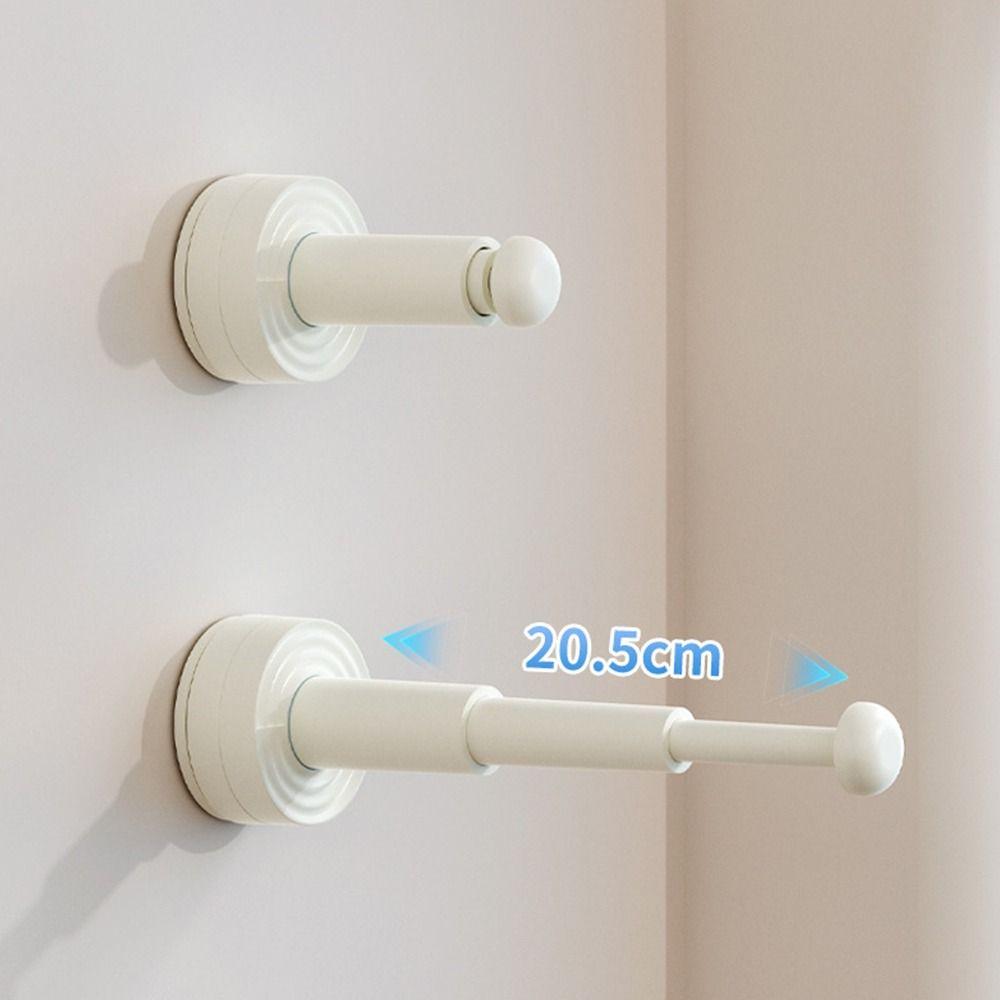 Wall Mounted Hanger Storage Rod Retractable Hanger Organizer with Adjustable New Storage Shelf