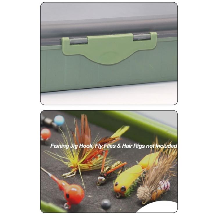 Clear Lid Tackle Box Case Fishing Lures Baits Hook Storage Case Multi Compartment Fishing Tackle Storage Box