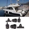 12 Pièces Nylon Marine Bateau Housse de Capote Bimini Top Charnière de Pont Glissière Œillet d'Extrémité Raccords Matériel Outil Universel Bricolage Solide