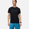 Li-Ning Running Series Logo Print Crew Neck Short Sleeve T-Shirt Men Tops Black ATST073-1