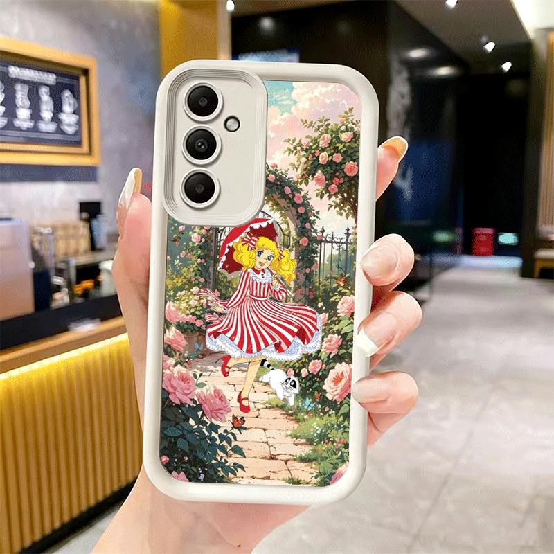 Phone Case for Samsung Galaxy S26 S25 Ultra S24 FE Anime Candy Candy Shell S23 Plus S22 + S21 S20 5G Soft Silicone Funda