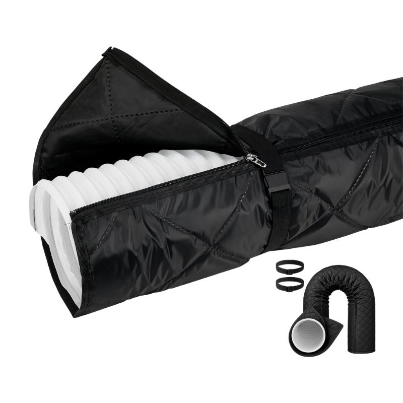 Black 210D ponderous Fabric Portable refrigerating Hose Case For Energy Saving And Heat Retention