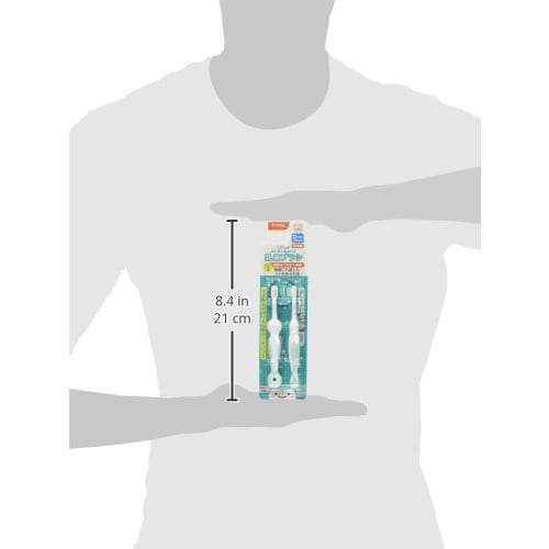 Combi Teteo teteo First-time tooth brushing Baby toothbrush STEP 3 (Estimated number of teeth: 9 or more) For practicing brushing your back teeth by y