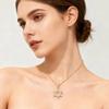 MHS.SUN Luxury Star of David Necklaces for Women Men Fashion Hollow Hexagonal Star Pendant Chain Necklace Judaica Jewish Jewelry
