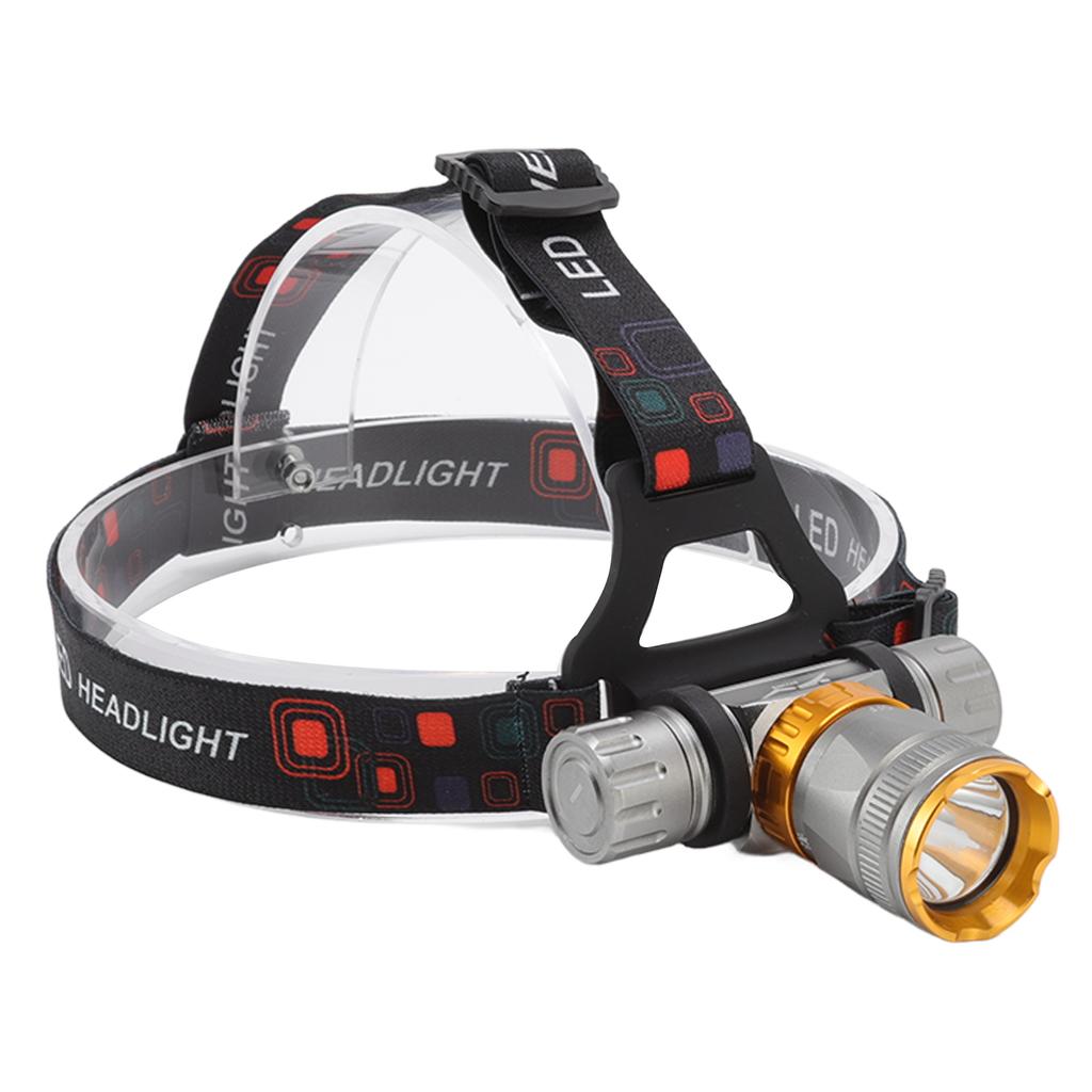 LED Diving Headlight Aluminum Alloy IPX8 Waterproof Super Bright 1500LM 5 Modes Light Weight LED Head Light for Swimming