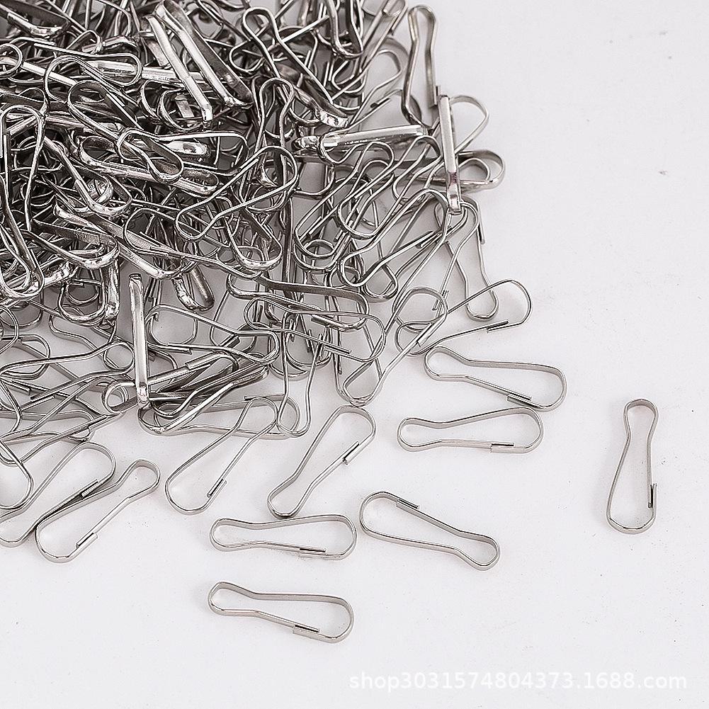 Crystal Lamp Bead Curtain: Red Gall Hook, Flat Hook, Decorative Accessories, Hardware, Small Hook