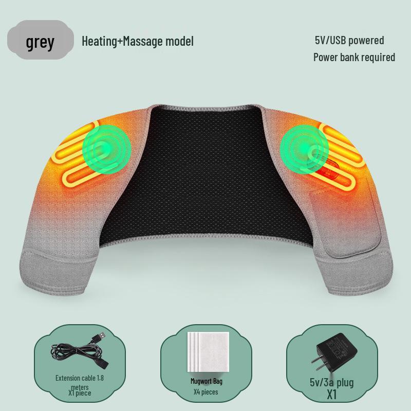 Heated Massage Shoulder and Neck Camisole for Men & Women - Warm Compress Therapy for Cold Protection
