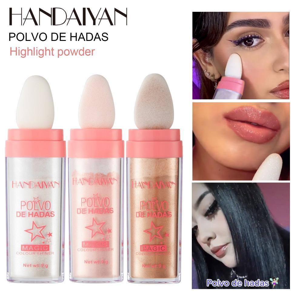 HANDAIYAN Highlight Repair Capacity Shooting Powder Three -dimensional Loose Powder Brighten Fixed Makeup Powder Blush High Light Powder