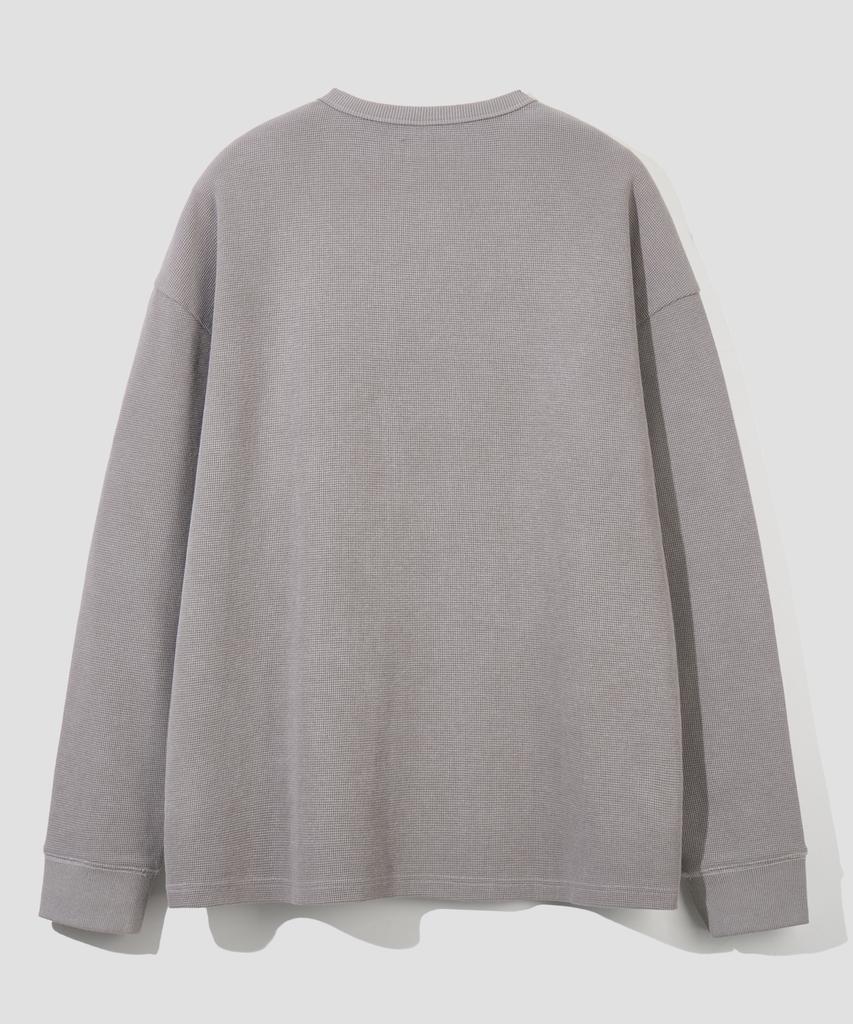 AGOD X Dot Pigment Long Sleeve [Gray]