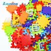 140-25PCS Large Scale House Building Blocks Simulation Window Design Construction Set Kindergarten Toys For Boys And Girls Gift