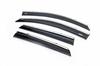 Parabrezza con cromo (4 pezzi, Niken) perNissan Qashqai 2010-2014