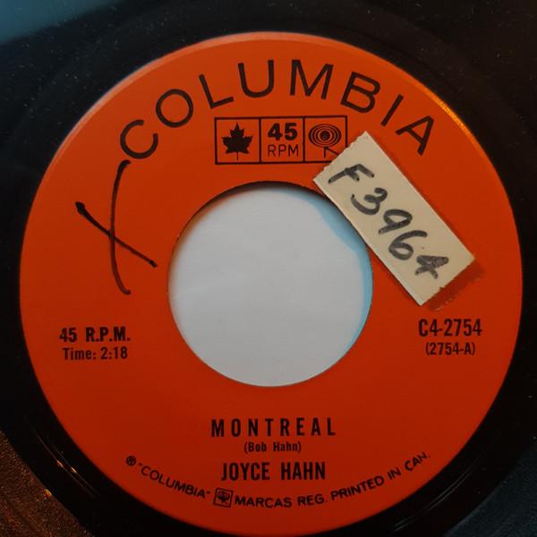

7inch Record JOYCE HAHN - Montreal / Life Is A Drag C42754 Columbia Canada Pop Used