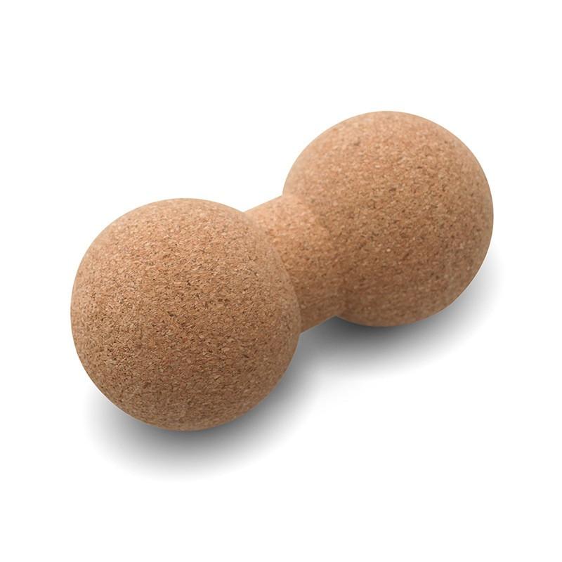 Cork Massage Ball Myofascial Release Yoga Fitness Deep Tissue Therapy 120x240mm Peanut Shape