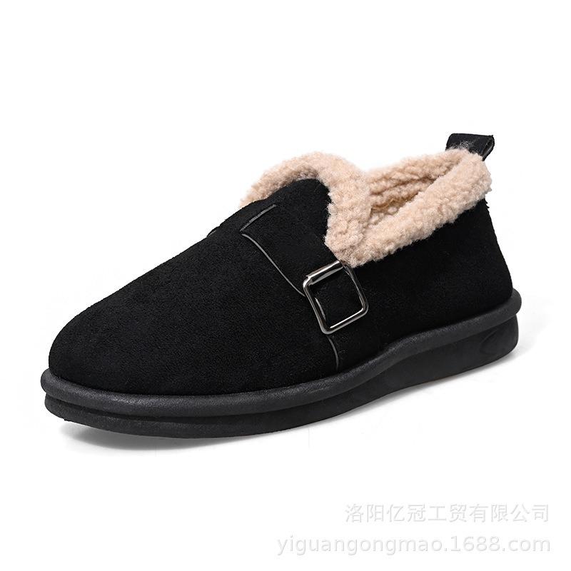 Winter cotton shoes women's middle-aged mother shoes old Beijing non-slip wear-resistant fashion casual women's shoes flower decoration