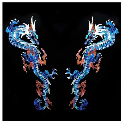 

Jockomo Dragon BL Symmetrical Set of Inlay Stickers for Guitar and Bass
