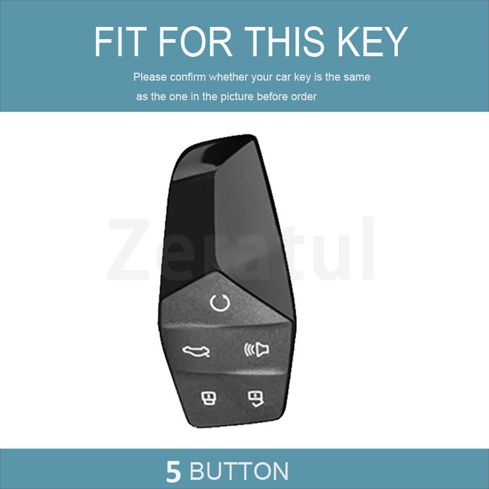 Gold Edge Tpu For Mg One Tpu Car Key Case Cover Keyless Holder For Roewe Shell Fob Keychain Accessories