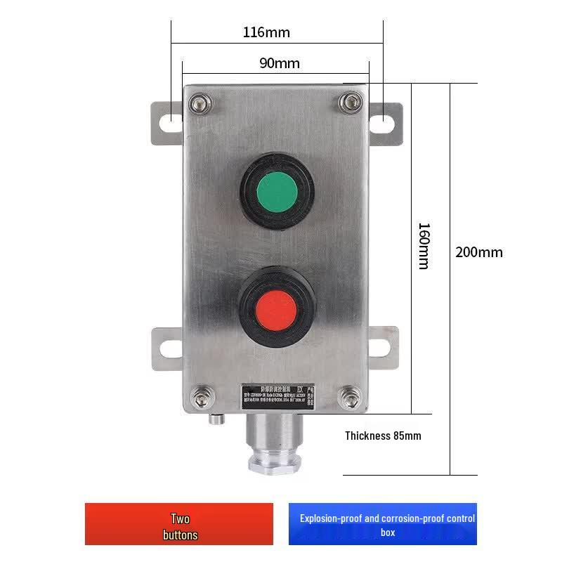

Explosion-Proof Dual Button Control Box