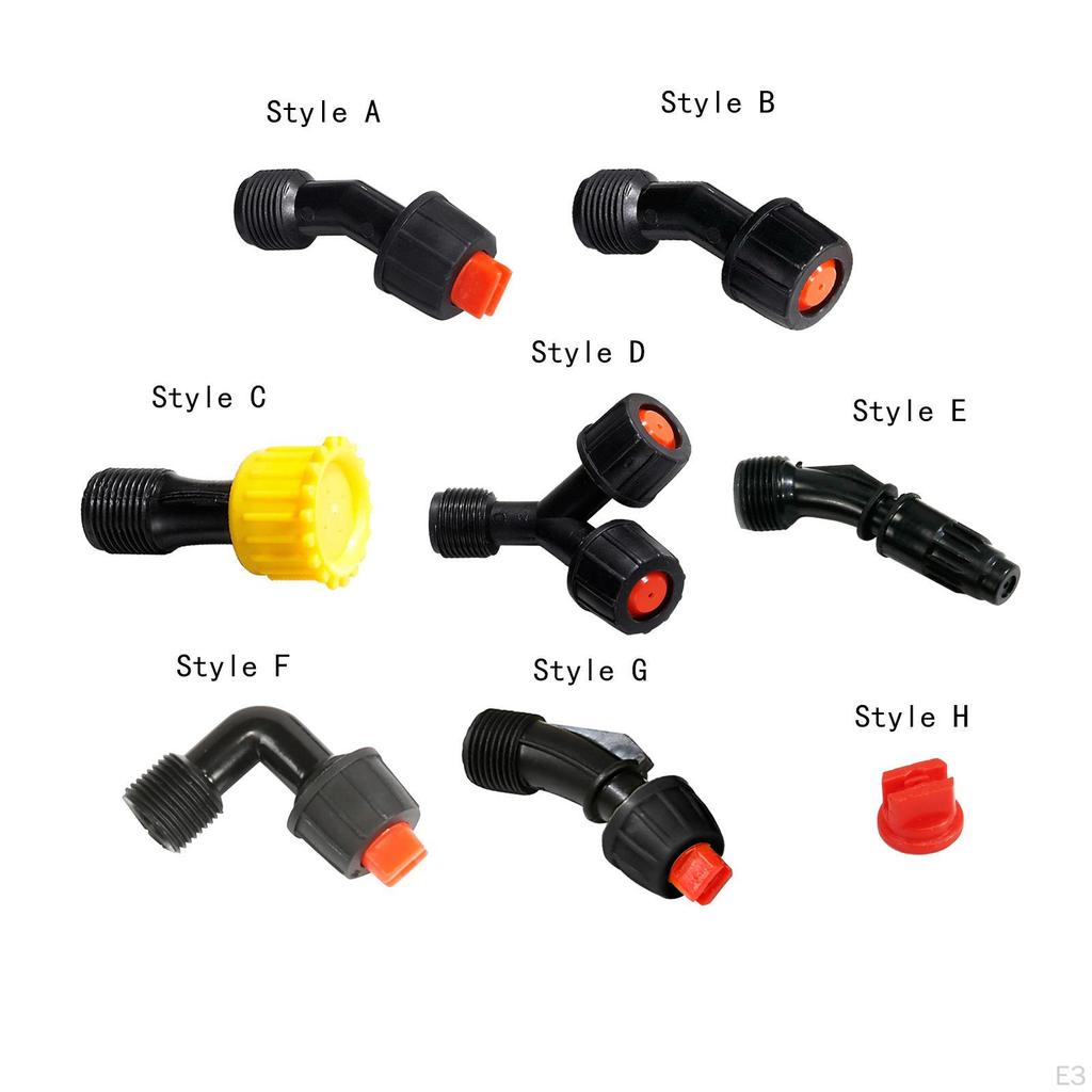 Agricultural Sprayer Spray Nozzle Replacement Tip for Pump Adjustable Flat Easy To