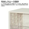 Plus Letter Case A4 Vertical Shallow 7 Tiers LC-107A 16-080 Resin Rectangle White