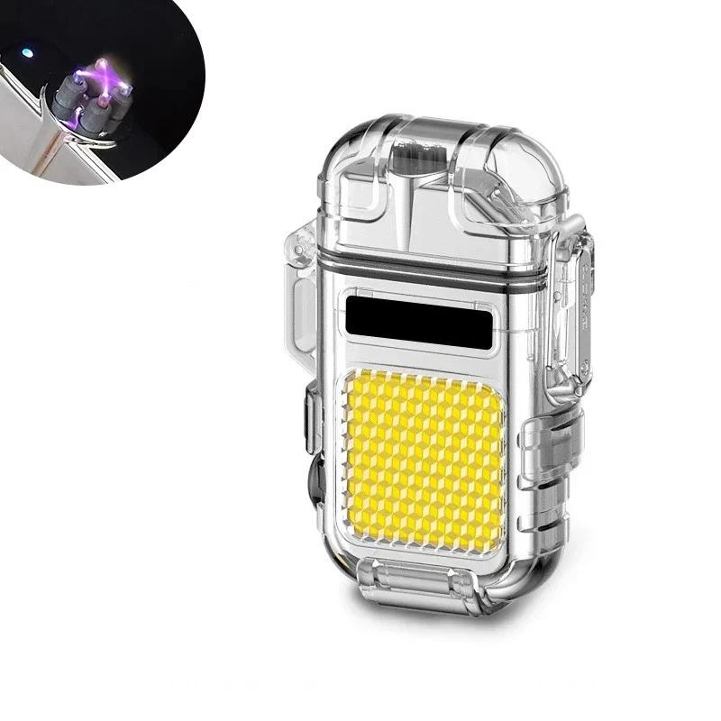 New Fashionable Household Transparent Double Arc Waterproof Convenient USB Electronic Fast Charging Illumination Plasma