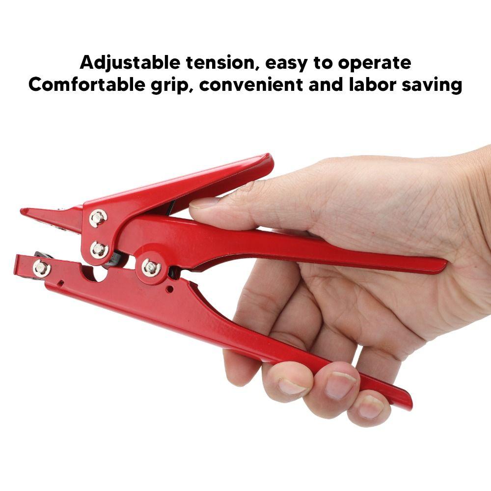 Flush Cut Cable Tie Tool 2.4-9mm Width Range Tensioning and Cutting Tool  for Cable Management