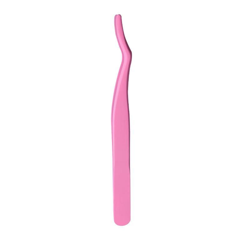 Stainless Steel Angled Eyebrow Tweezers: Multipurpose Makeup Tool for Eyelash Removal and Repair