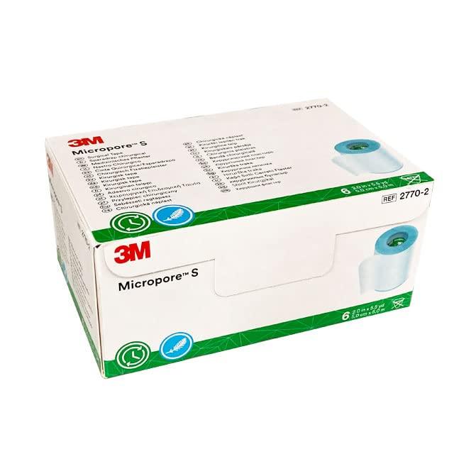 

3M Micropore S Easy Peelable Silicone Tape 50mm x 5 2770-2