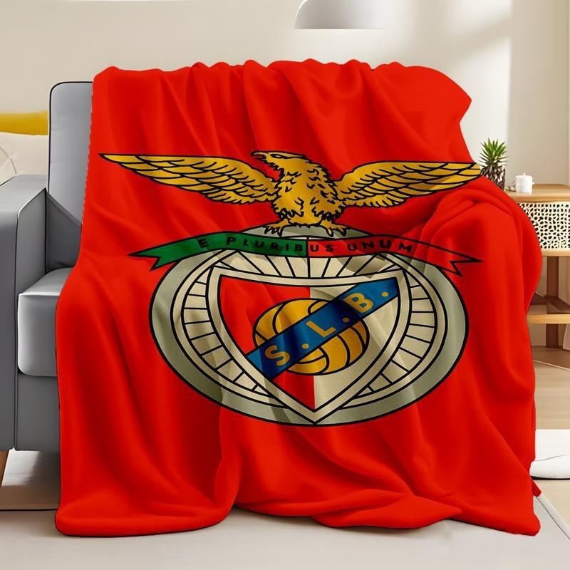 Soccer Sports Logo Blanket for Kids Adults Portable Nap Soft Warm Flannel Throw Blanket for Sofa Bed Gift Blanket Home Decor