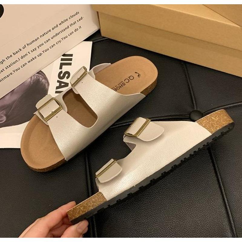 Ploché pantofle Dámské Pánské Pantofle Luxusní Vnitřní Spodní Protiskluzové Korkové Pantofle Dámské Plážové Venkovní Domácí Žabky Sandály