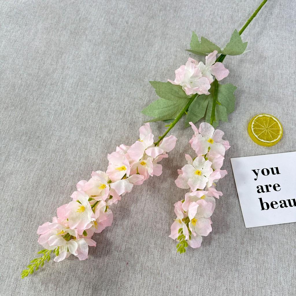 Consolida Ajacis Simulated Fake Flowers For Home And Wedding Green Plant Decor