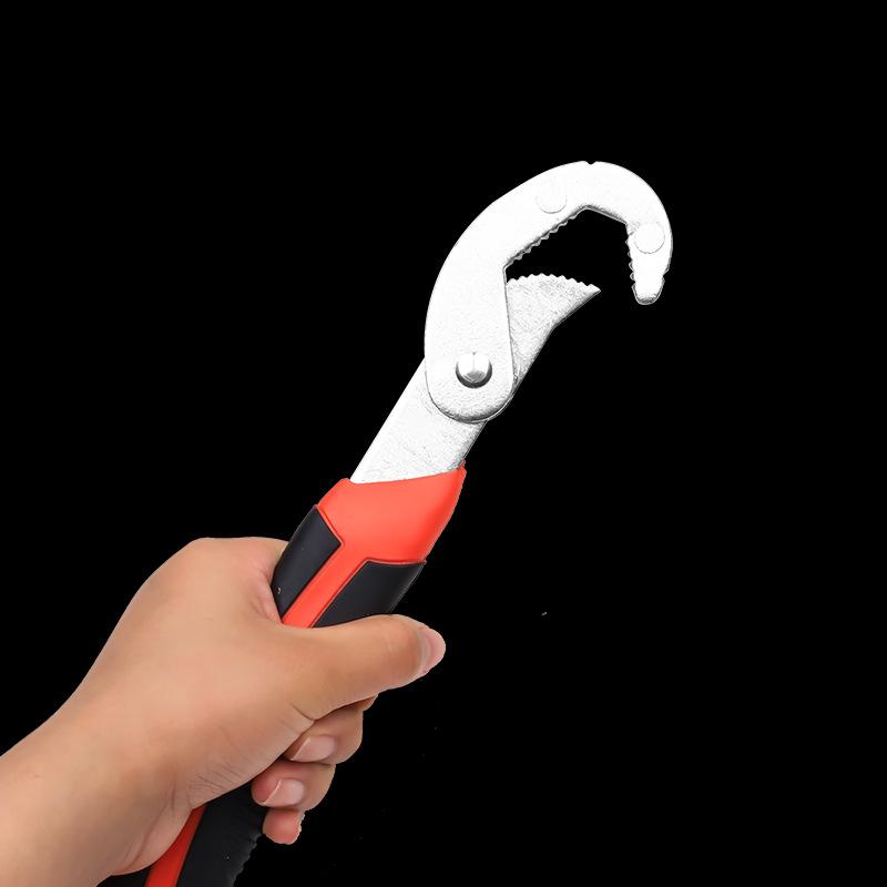 Universal Multi-Function Adjustable Wrench for Large and Small Pipes