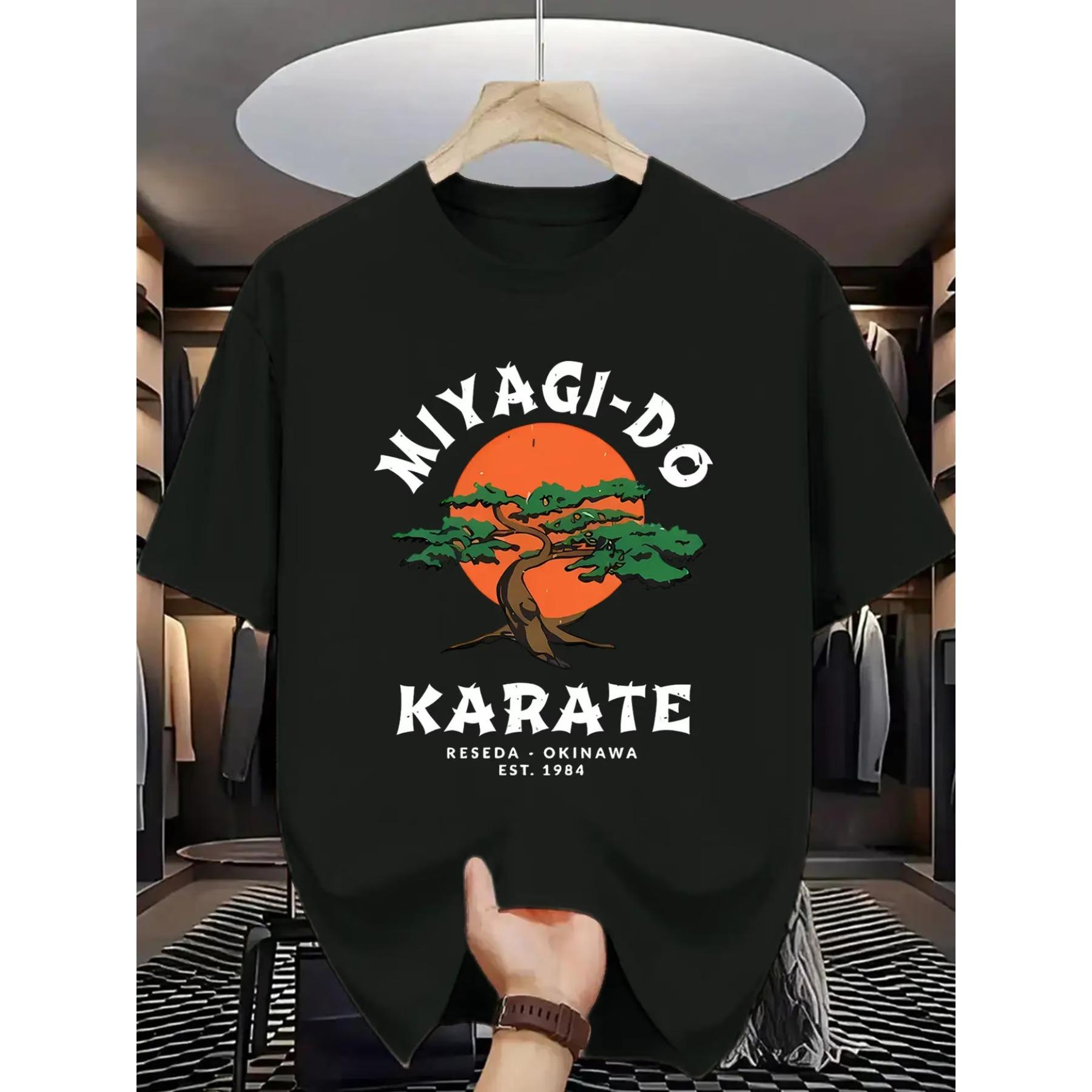

Miyagi-Do Karate Reseda-Okinawa EST. 1984 Men s Round Collar T-shirt XXL