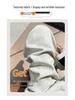 2026 Autumn/Winter Women's High Waist Loose Casual Sweatpants, Plus Velvet Wide Leg Cropped Pants.