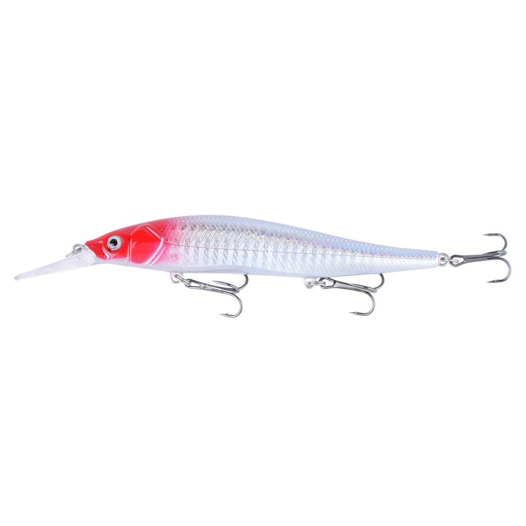 13.5cm 16g Floating Long Cast Minnow Lure: Sea Fishing Artificial Bait with Noise