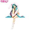 15CM Anime HATSUNE MIKU Figure Noodle Stopper Figure Rabbit Ear Pajamas Model Toy Doll Aciton Figure Collection Gift PVC