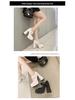 2025 Chunky Heel Black Mary Jane High Heels for Petite Women – French Niche Design
