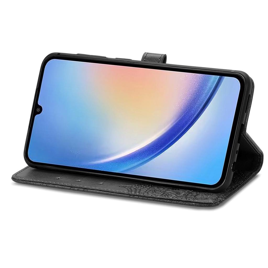 For Samsung Galaxy A55 5G Cell Phone Case Magnetic Embossed Mandala Floral Shell