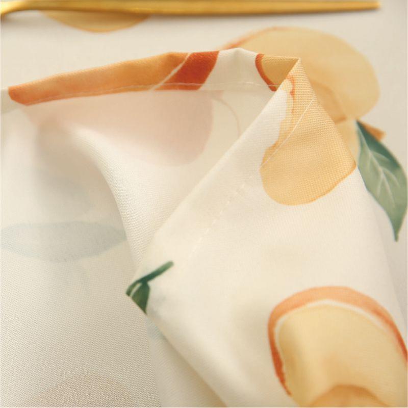 Cotton Linen Little Fresh Tablecloth Household Minimalist Circular Table Cloth Restaurant Small Round Table Fabric Table Mat