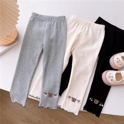 Mädchen Leggings mit Kirschbären-Print - Modische Baby- und Kleinkinderhosen