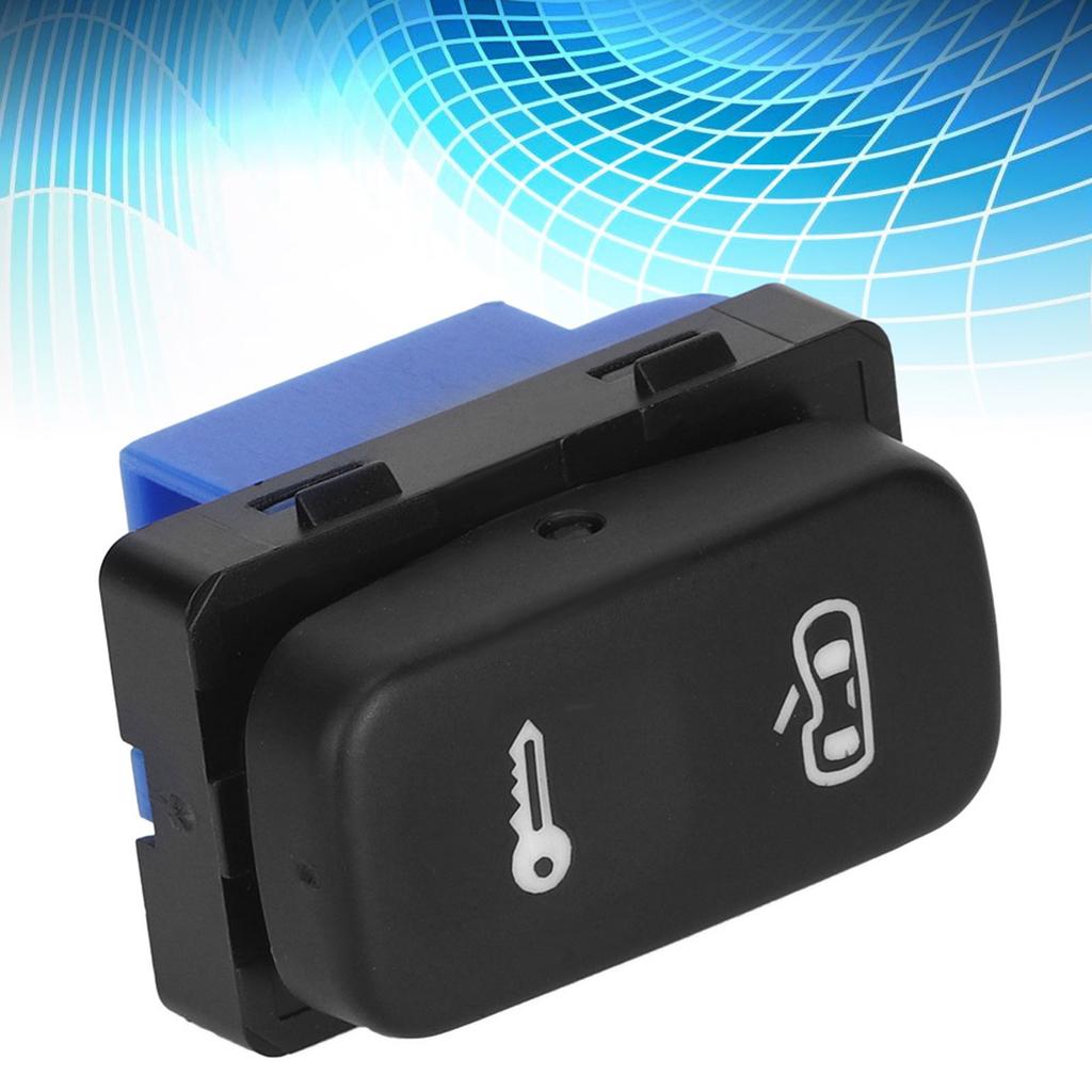 Central Door Lock Black Switch Button 1Z0962125A Fit for Octavia Mk2 2004‑2013